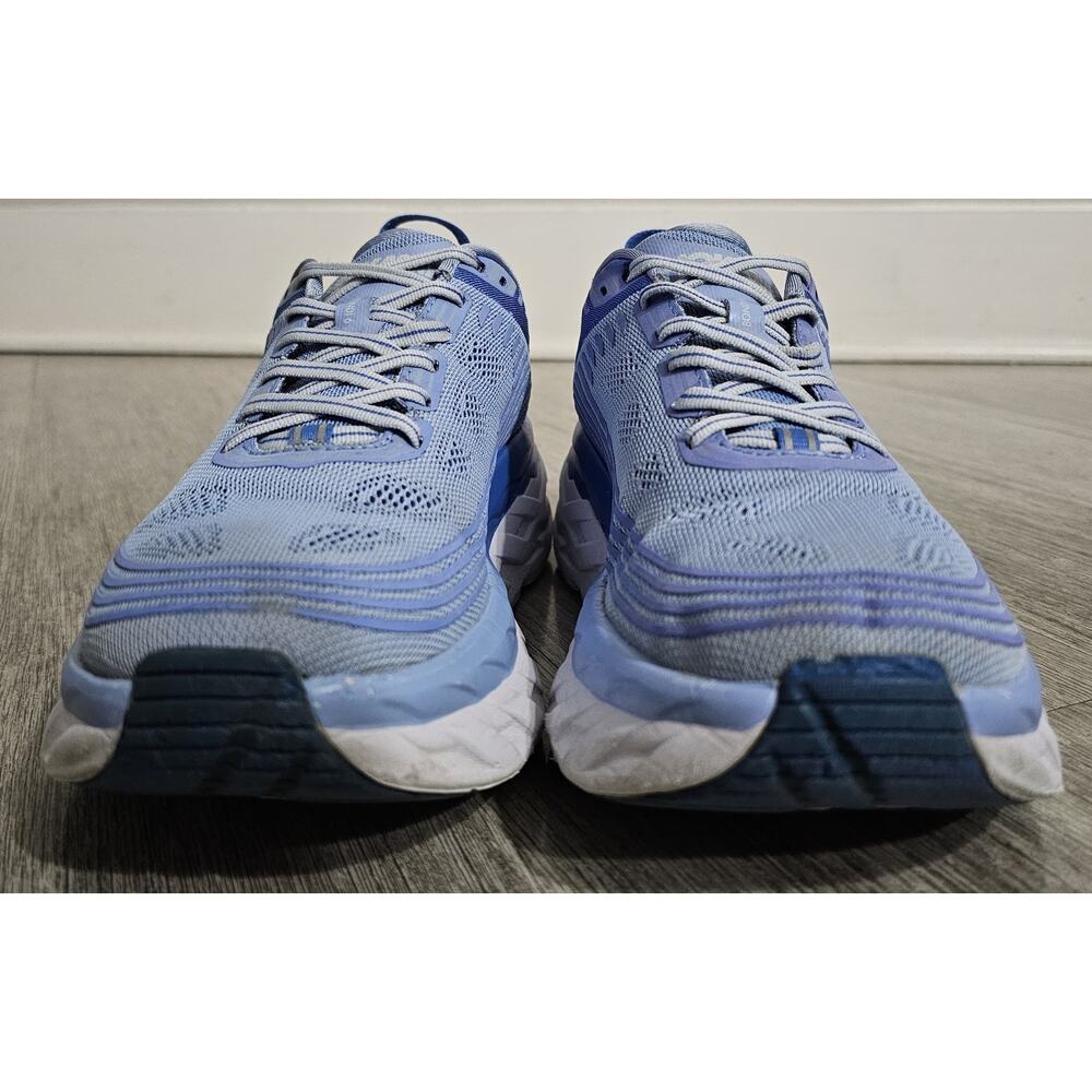 Hoka One One Bondi 6 Women’s Running Shoes Blue Athletic Sneakers Size 8.5 - Picture 4 of 11